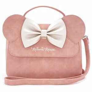 Disney Loungefly Crossbody Bag - Minnie Ears and Bow - Pink . New Without Tag.